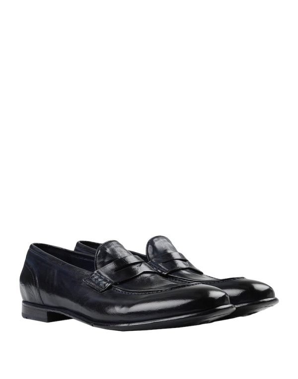 LEMARGUS Black Leather Loafers