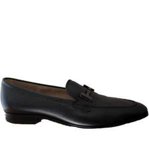 Tod’s Doppia T Men’s Moccasin Leather Loafers side view