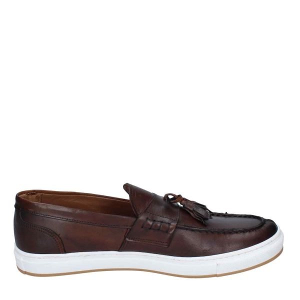 Borgo Mediceo Moccasin Brown Leather Loafers